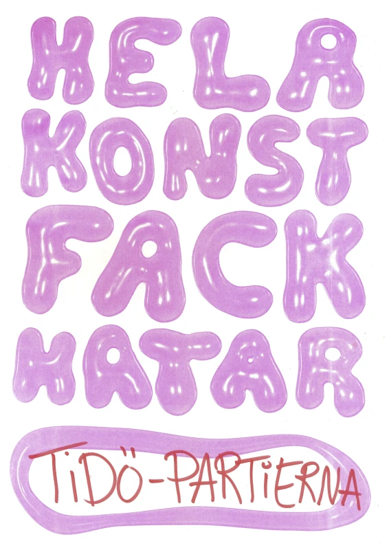 bubbly pink letters say 