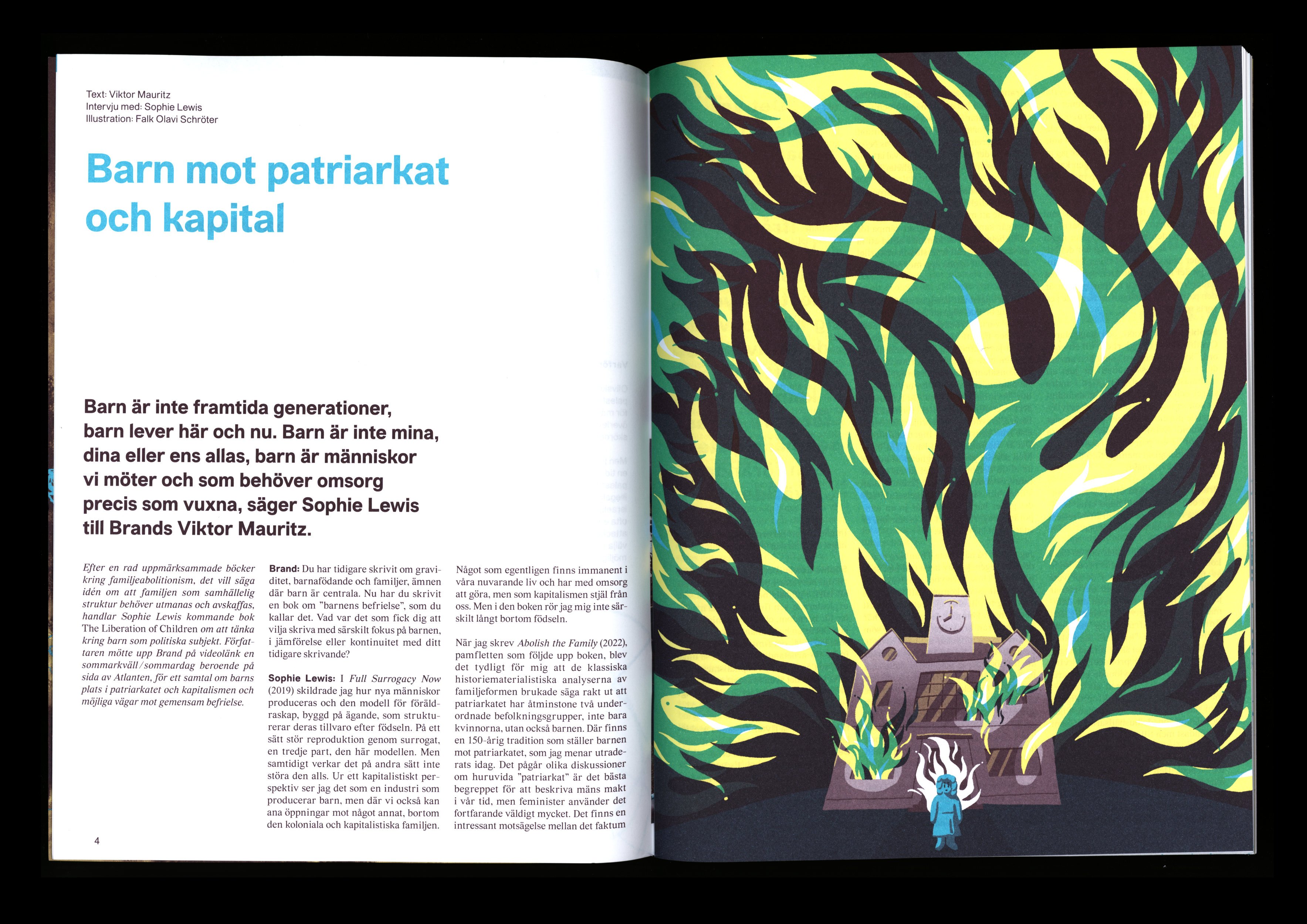 scan of the printed publication with the first illustration taking up a whole page