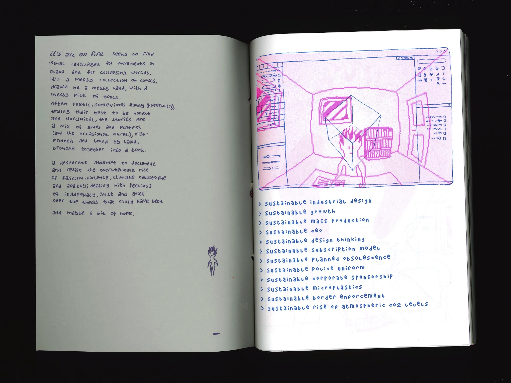 spread of the book